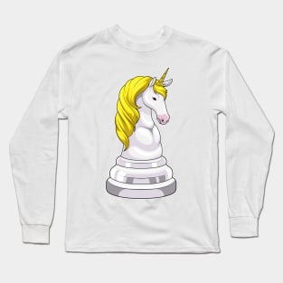 Chess piece Knight Unicorn Chess Long Sleeve T-Shirt